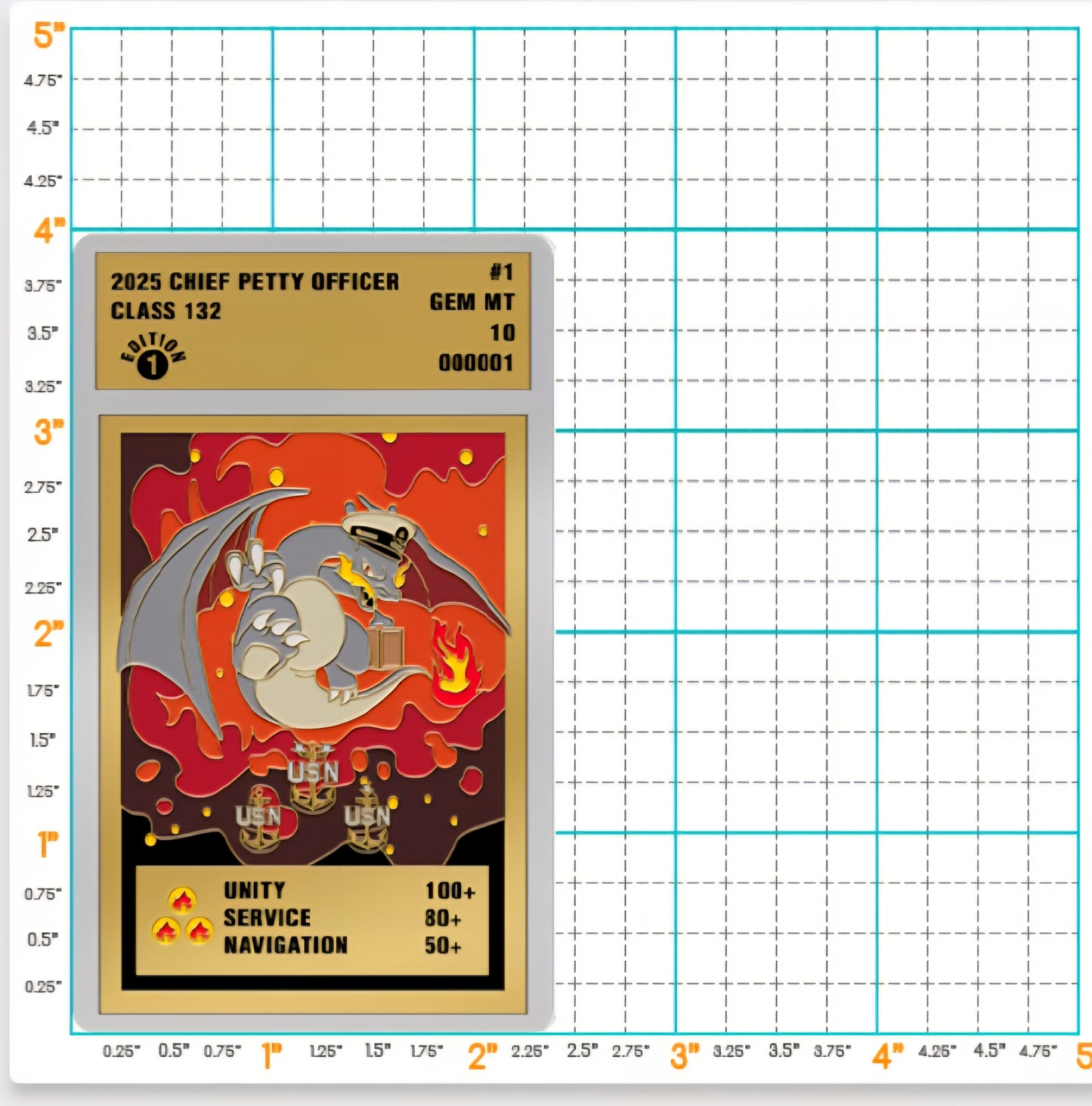 1. Navy Challenge Coin (1st Run 0-100 Sold Out) (Ships October 2025) / (Pre-Order 2nd Run 101-200) (Ships November 2025).