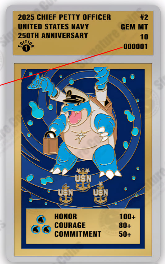 2. Navy Challenge Coin (Pre-Orders Available) (In Production) (Ships October 2025).