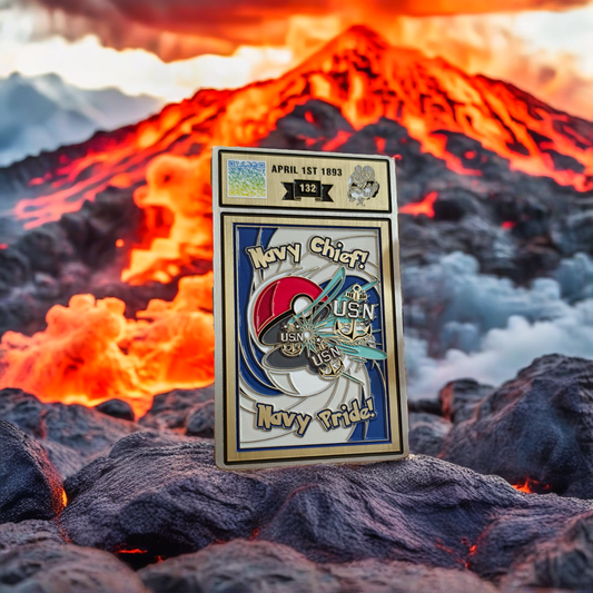 1. Navy Challenge Coin (1st Run 0-100 Sold Out) (Ships October 2025) / (Pre-Order 2nd Run 101-200) (Ships November 2025).