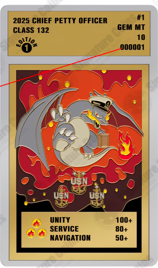 1. Navy Challenge Coin (Pre-Order) (In Production) (Ships October 2025)